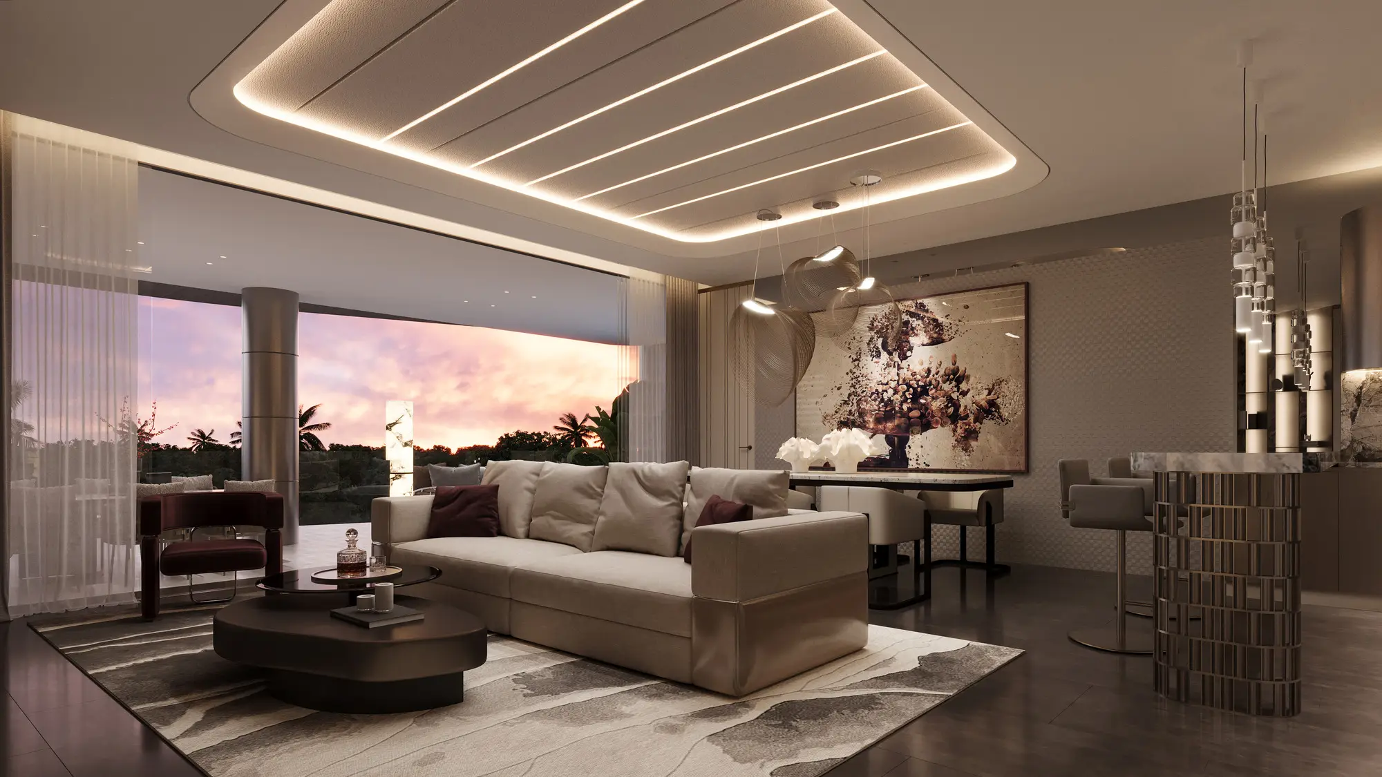 Interior en Magnum Resort Sanur