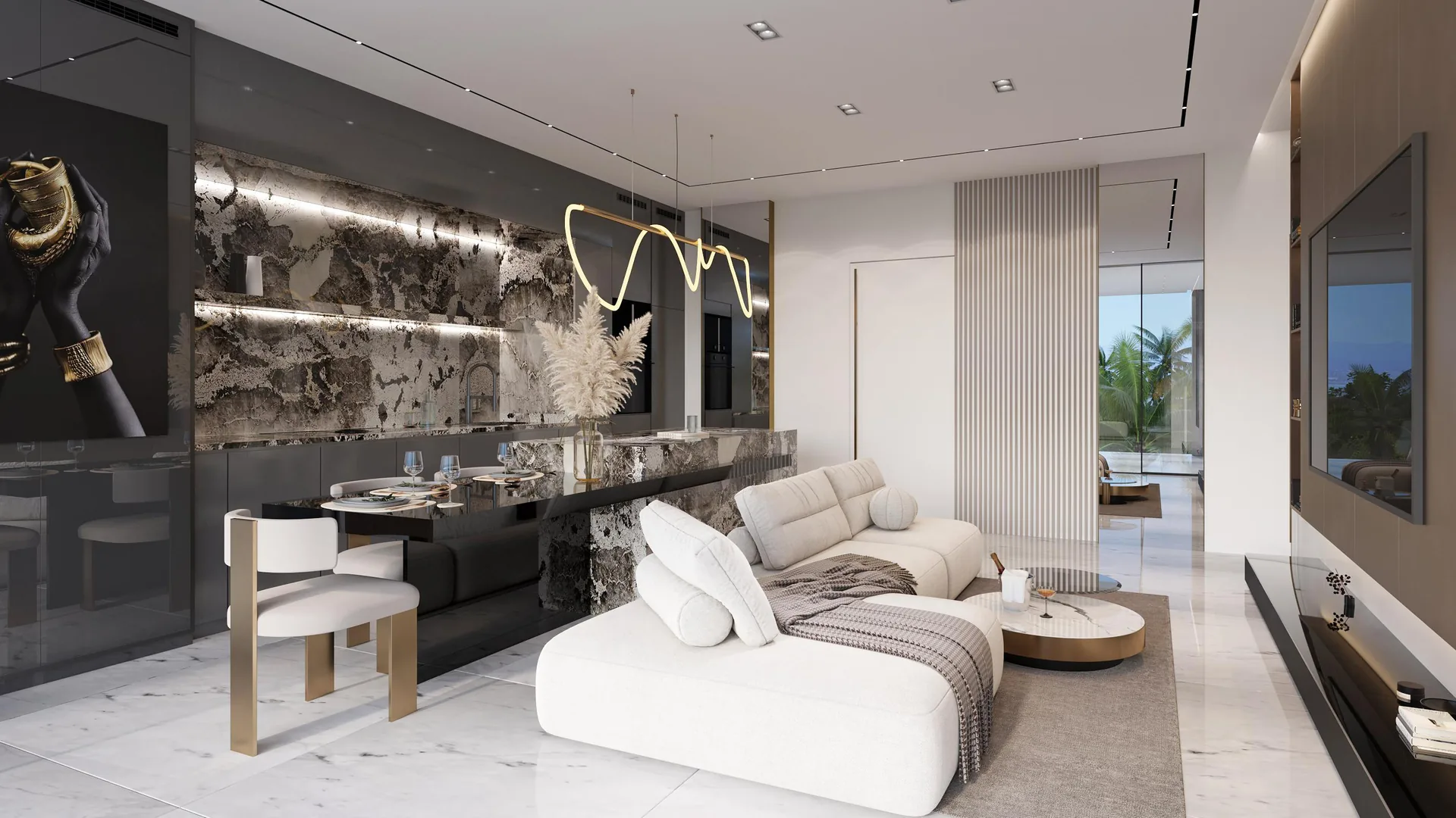 Penthouse interior at The Umalas Signature in Umalas, Bali