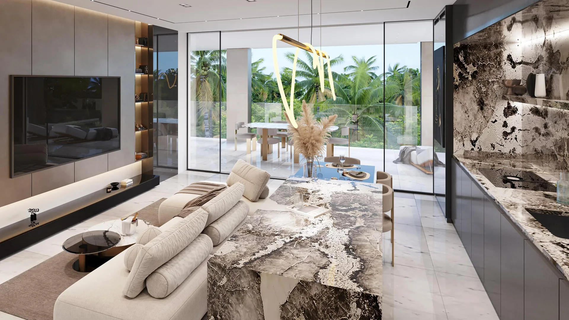 Penthouse interior at The Umalas Signature in Umalas, Bali