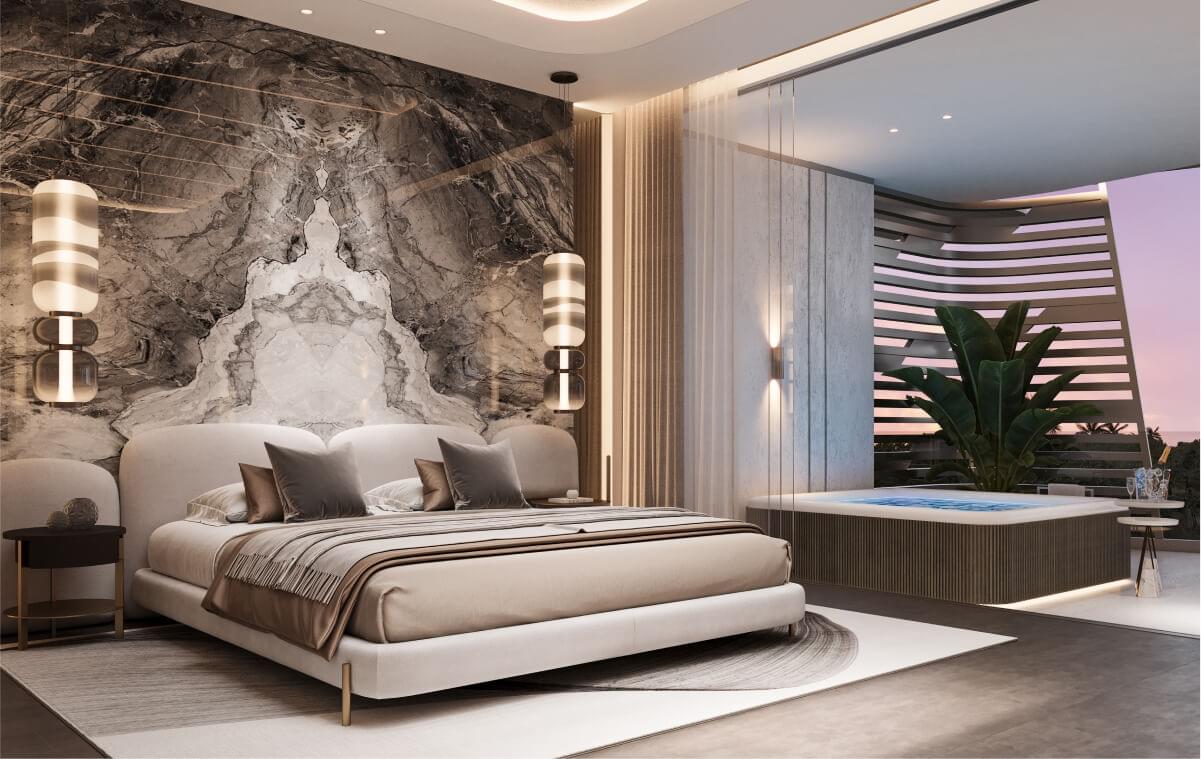 Intérieur d’un appartement une chambre, Magnum Resort Sanur