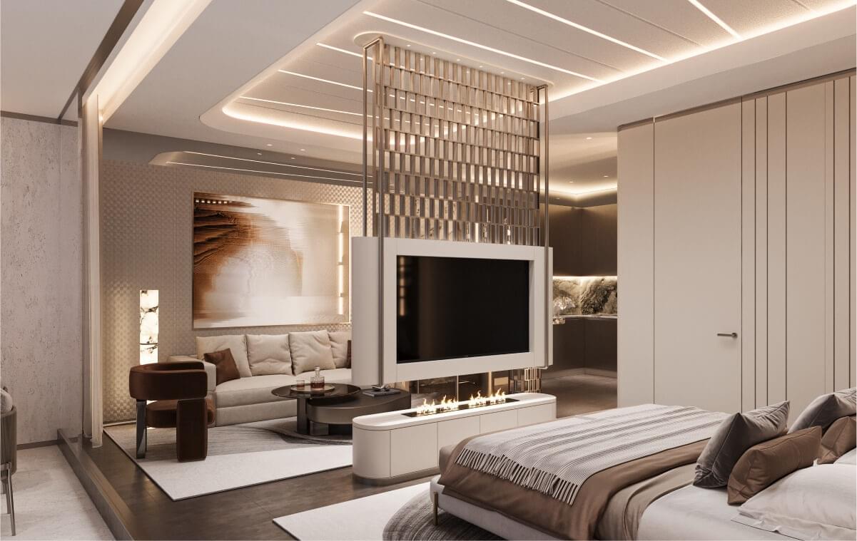 Intérieur d’un appartement une chambre, Magnum Resort Sanur