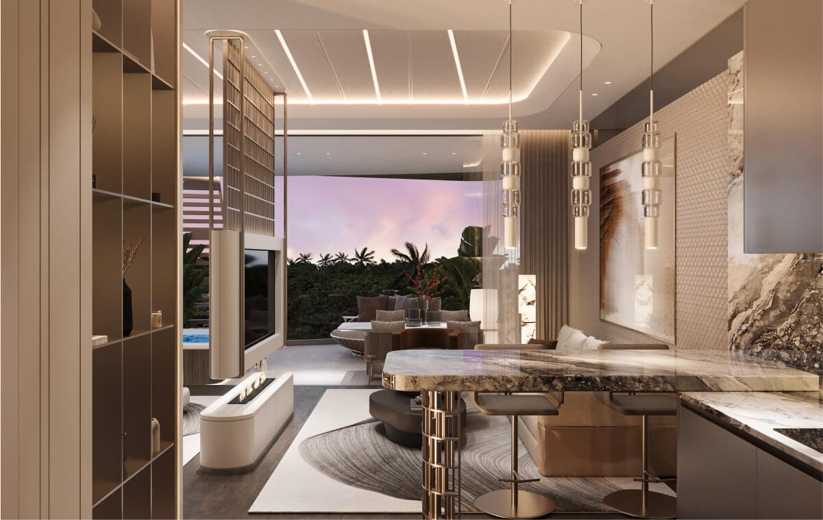Intérieur d’un appartement une chambre, Magnum Resort Sanur
